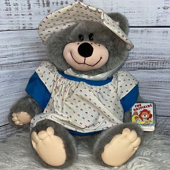 Vintage 90s Disney Applause The Hatfields #5924 Elly Mae Teddy Plush Bear New - Picture 1 of 8
